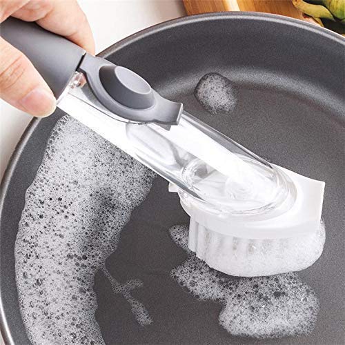 Perie vase cu maner si rezervor pentru detergent — Mai Mult Confort în Bucătărie