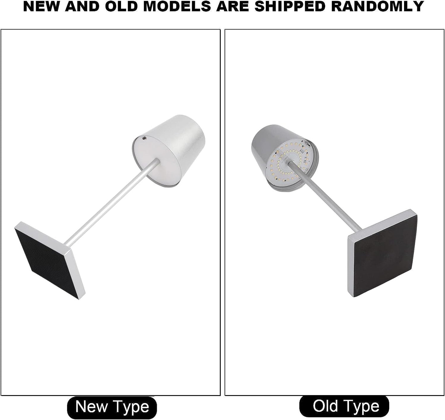 Lampa de masa touch led reincarcabila cu tija telescopica — Ambient Modern Pentru Acasă
