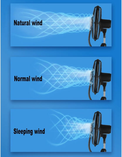 Ventilator cu Pulverizare Apă și Umidificator, Telecomandă și Rezervor 2L, A-163-13