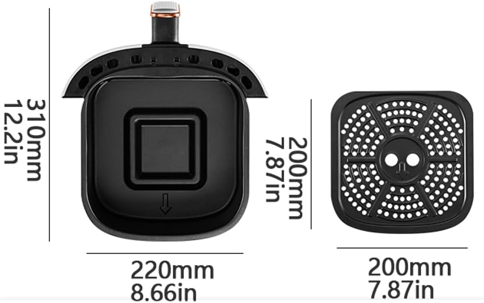 Friteuza cu aer cald Air Fryer 10L 2400 W — Mai Mult Confort în Bucătărie