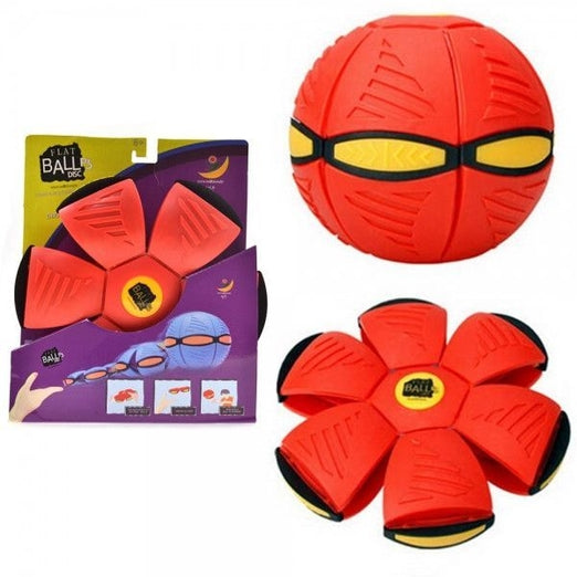 Minge zburatoare transformabila in disc cu iluminare LED — Util Pentru Familie și Copii