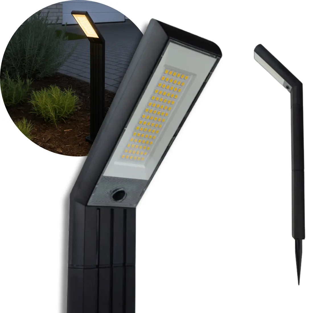 Lampa Solara LED pentru Gradina 90 LED-uri Protectie IP65 — Ambient Modern Pentru Acasă