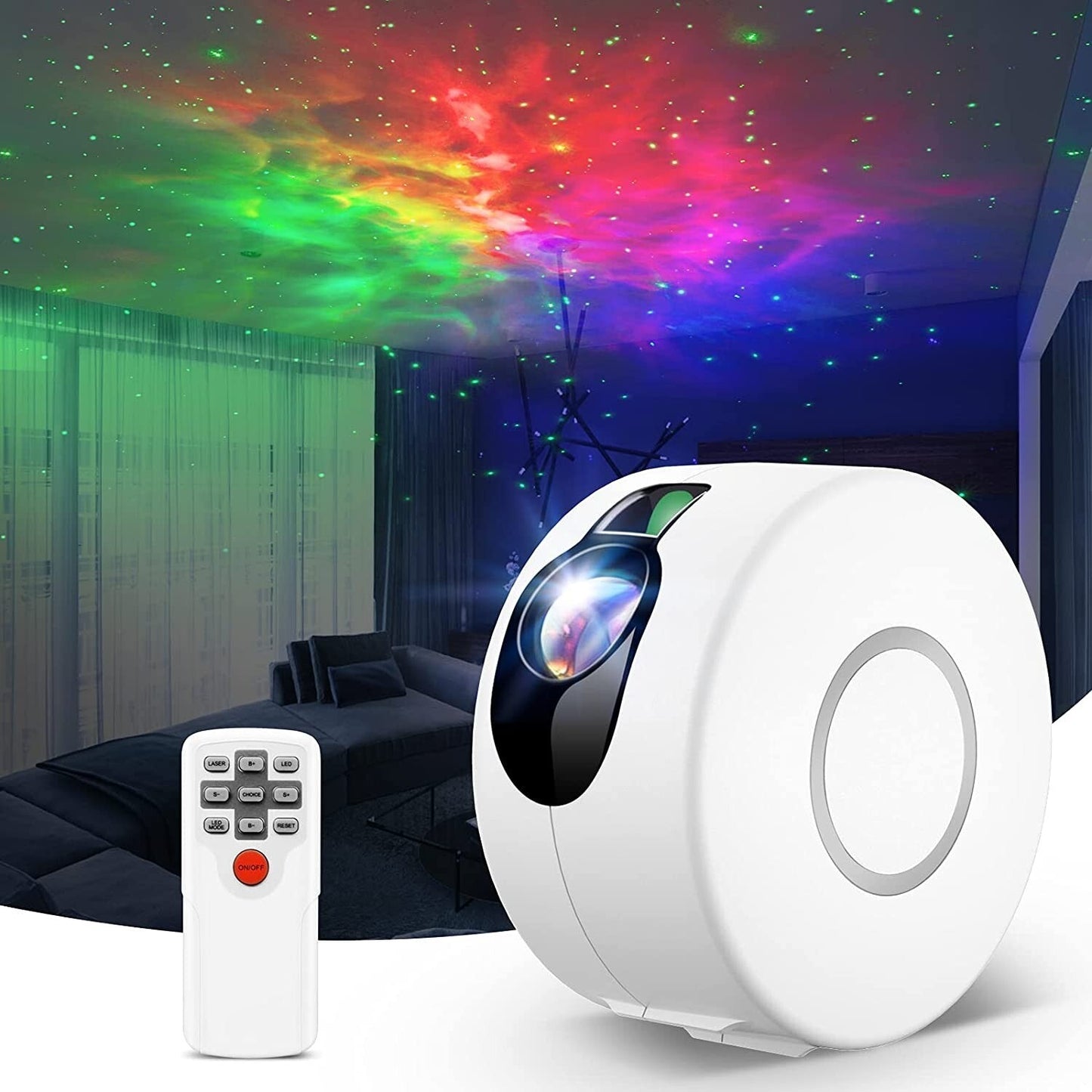 Proiector de LED 3D Aurora — Util Pentru Familie și Copii