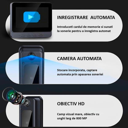 Sonerie Video Inteligenta cu Camera, Bluetooth, A-124-14