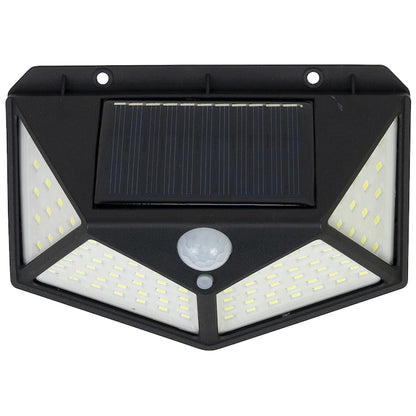 Lampa Solara de Perete cu 4 Fete, Senzor de Miscare, 100 LED, A-177-5