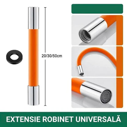 Extensie flexibila pentru robinet 30-50cm — Mai Mult Confort în Bucătărie