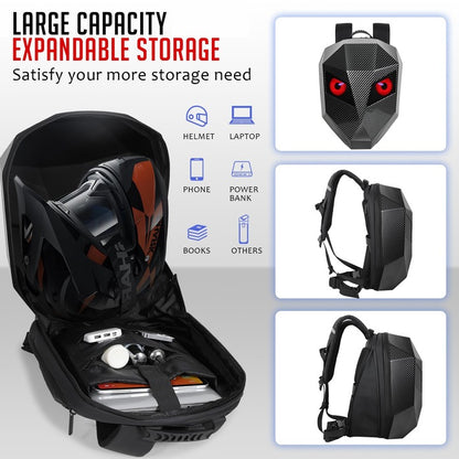Rucsac cu Ecran LED Programabil (Animatie Ochi Rosu), A-160-10