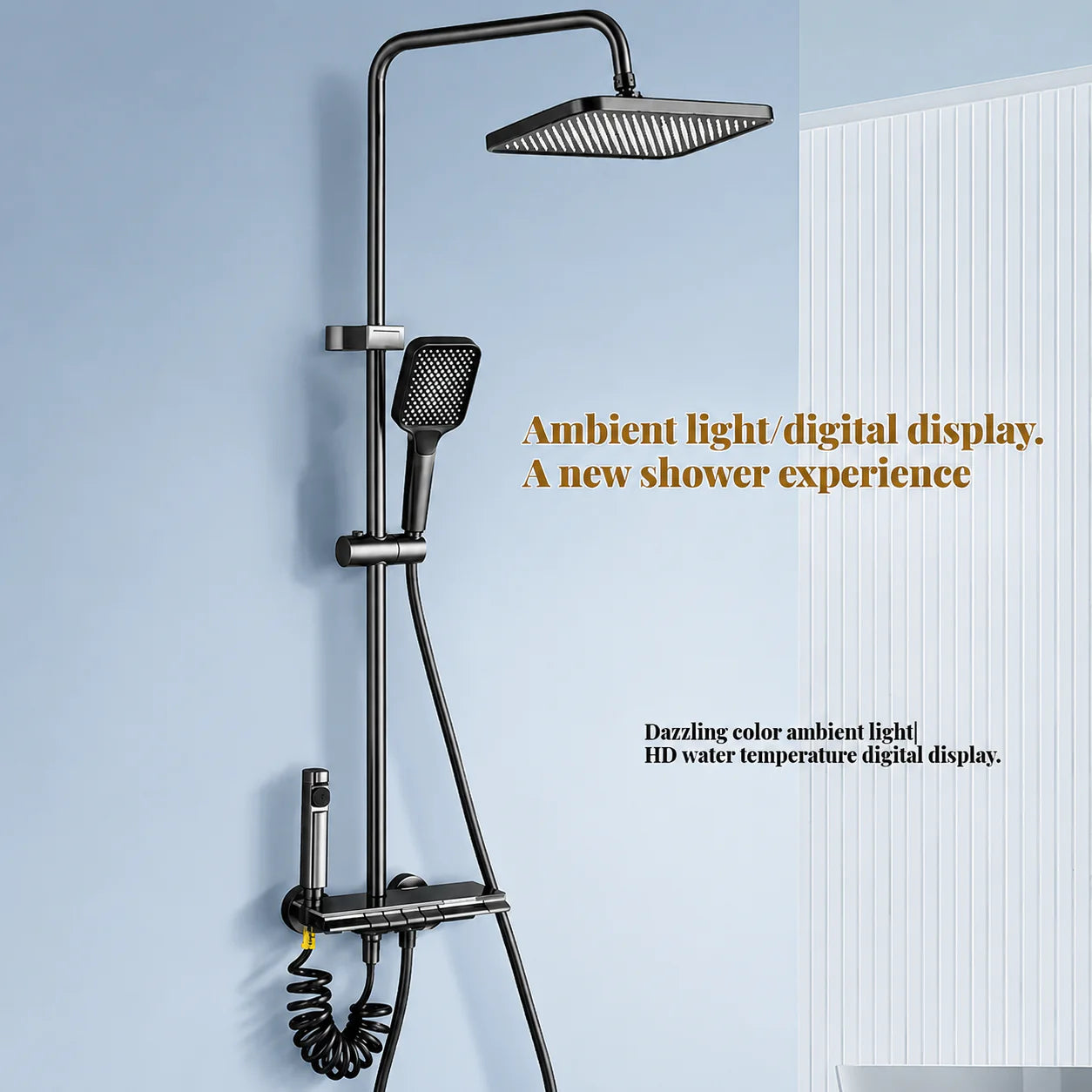 Coloana de Dus cu Lumini LED si Afisaj de Temperatura, A-175-7