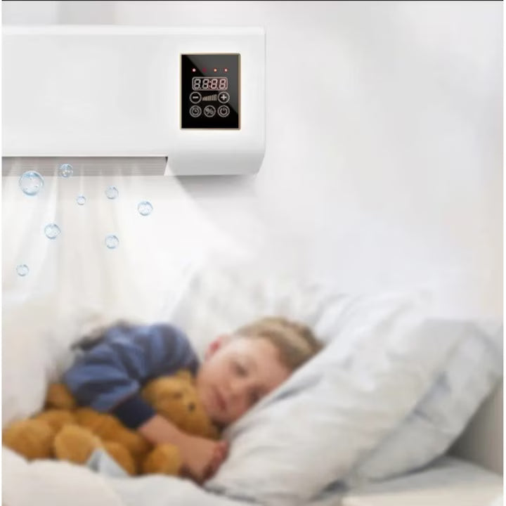 Mini Aer Conditionat de Perete cu Ventilator si Telecomanda, A-156-9