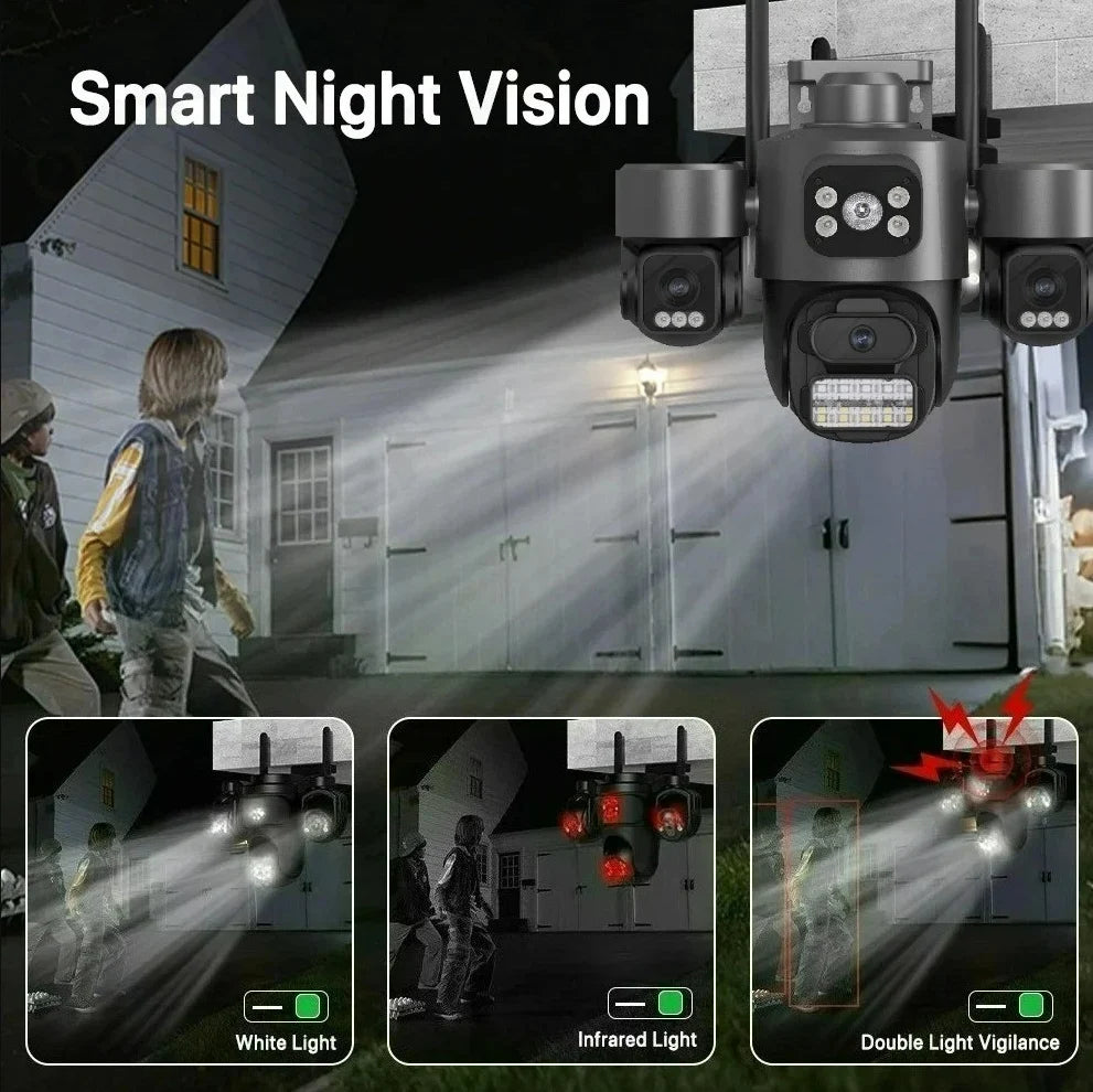 Camera de Securitate Exterior Dome 4K, Urmarire AI, WiFi, A-161-20