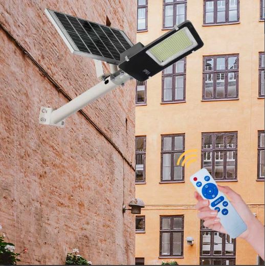 Lampă Solară LED 300W, Telecomandă, Alb Neutru 4000K, IP65, EAZ-IL016