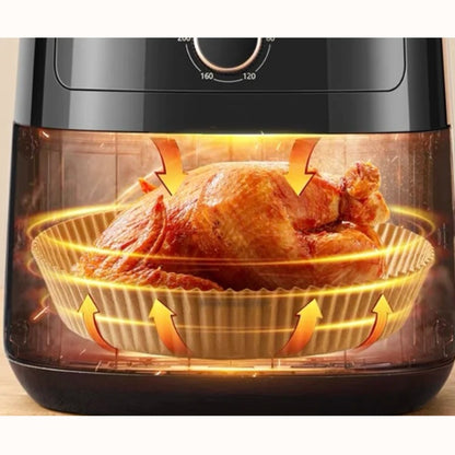 Set 100 Folii de Hartie pentru Air Fryer, A-129-17