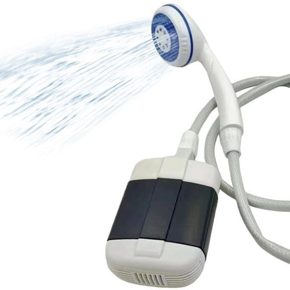 Dus portabil de camping cu robinet incorporat USB pentru interior/exterior — Mai Mult Confort