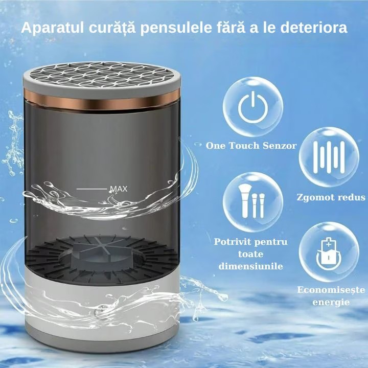 Aparat Electric 2 în 1 pentru Curățat și Uscat Pensule de Machiaj, A-171-3