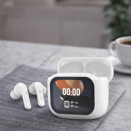 Casti wireless Bluetooth Andowl Ai4 Bass cu display LED — Utilitate Smart Zi de Zi