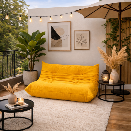 Canapea Modulară Tip Lounge din Catifea Premium, 130x100x70 cm, A-151-2