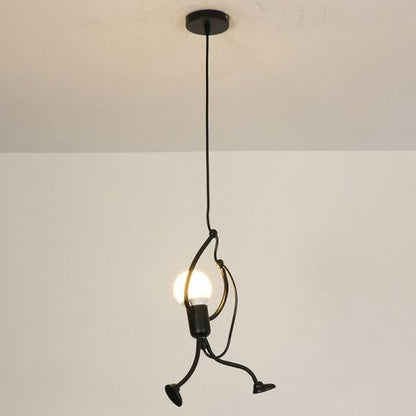 Lampa metalica retro industriala tip humanoid — Ambient Modern Pentru Acasă