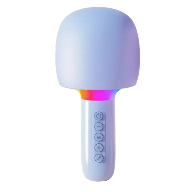 Microfon Karaoke Wireless cu Boxa si LED RGB OKOP KP-M110 — Utilitate Smart Zi de Zi