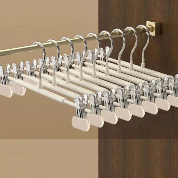 Set 10 umerase cu clips pentru pantaloni 31 x 13 — Confort Practic Pentru Casa Ta
