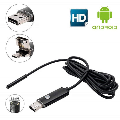Camera endoscop 2 in 1 pentru Android si Windows — Utilitate Smart Zi de Zi