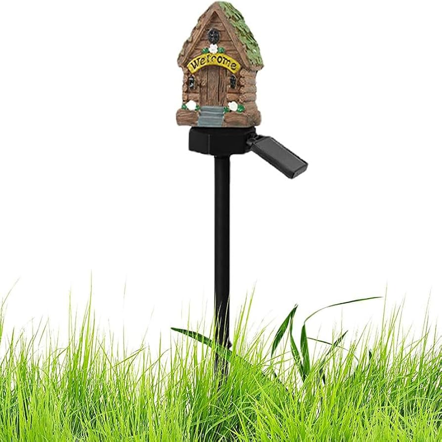Lampa decorativa de gradina cu încarcare solara