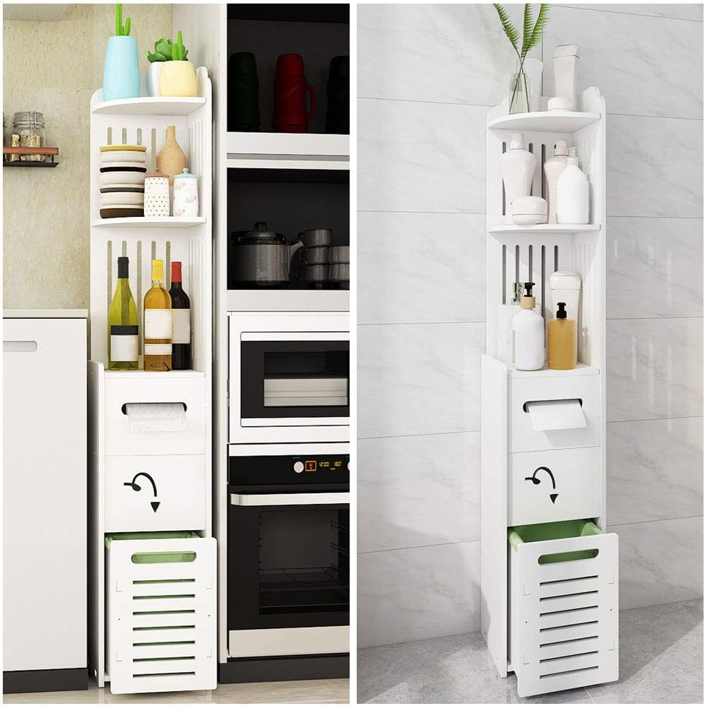 Dulap vertical pentru baie 2 sertare 120 x 20 x — Confort Practic Pentru Casa Ta