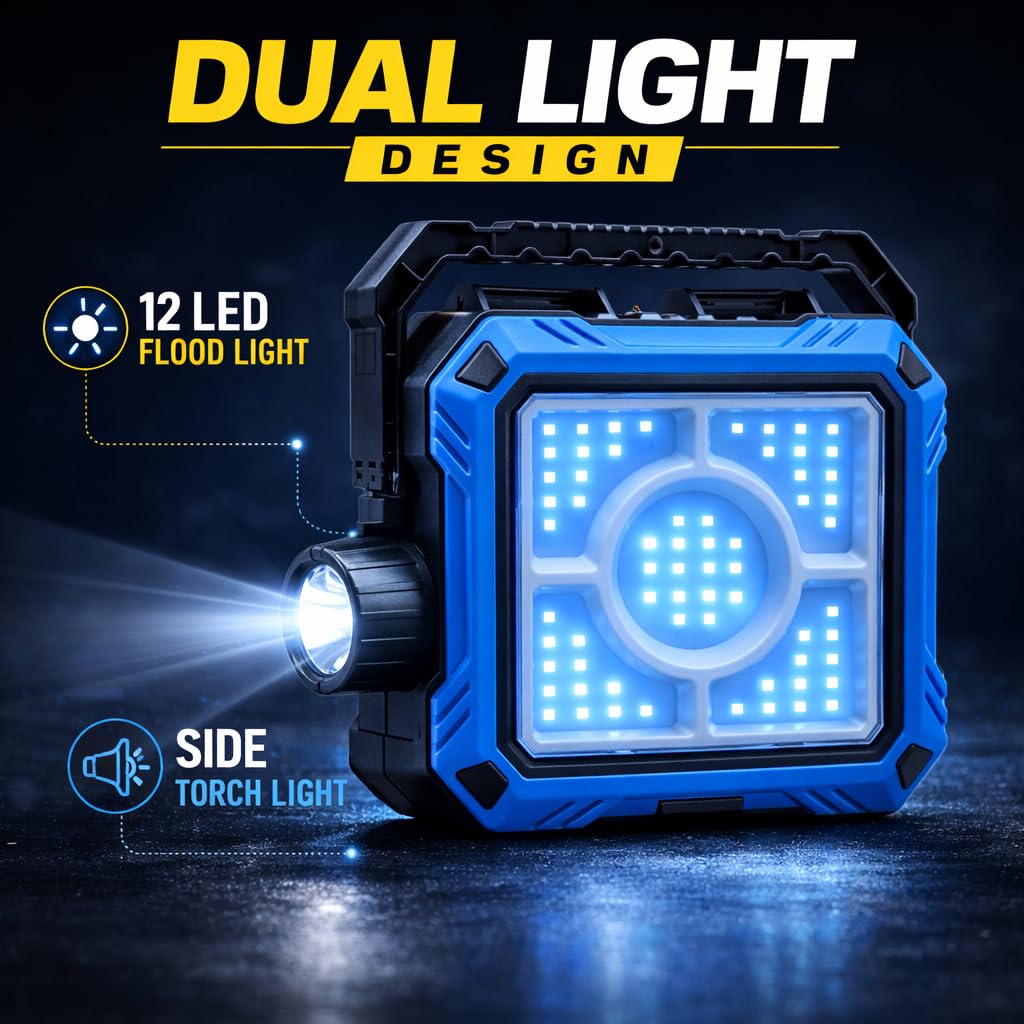 Lanterna LED cu incarcare solara si trusa de scule integrata — Ambient Modern Pentru Acasă