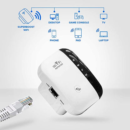 Amplificator retea semnal Wireless 2.4G WIFI repeater 300Mbps — Utilitate Smart Zi de Zi