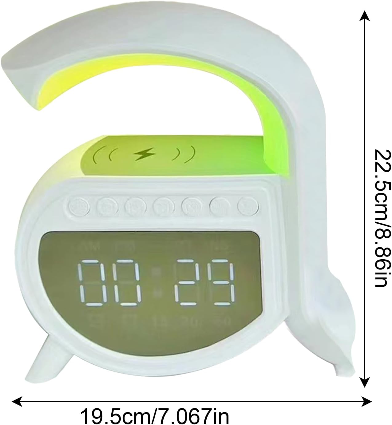 Difuzor cu incarcare Wireless și LED-uri — Utilitate Smart Zi de Zi