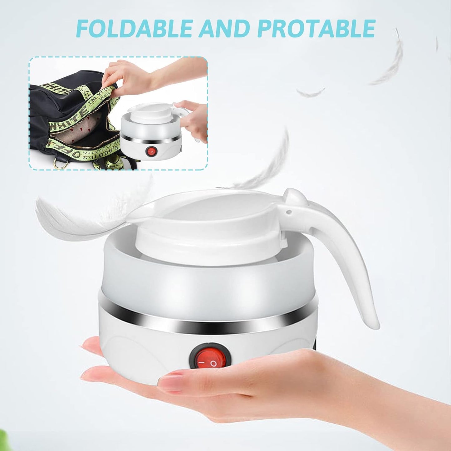 Fierbator electric pliabil 600W 0.6L — Mai Mult Confort în Bucătărie