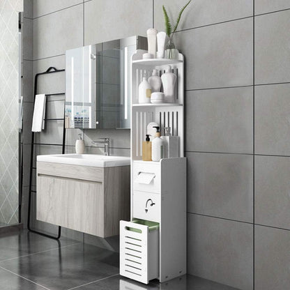 Dulap vertical pentru baie 2 sertare 120 x 20 x — Confort Practic Pentru Casa Ta