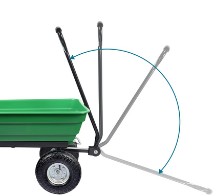 Carucior pentru gradina si curte 75 L