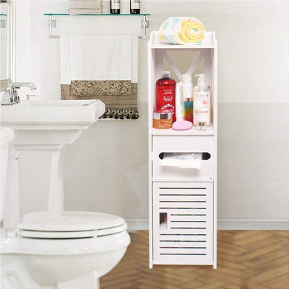 Dulap vertical pentru baie 80 x 20 x 18 cm — Confort Practic Pentru Casa Ta