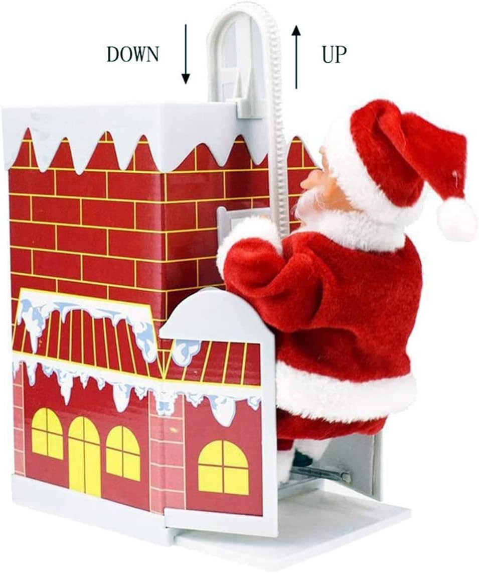 Figurina Decorativa Muzicala Mos Craciun - Cu Horn si Melodie — Ambient Modern Pentru Acasă
