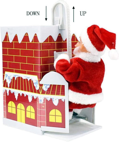 Figurina Decorativa Muzicala Mos Craciun - Cu Horn si Melodie — Ambient Modern Pentru Acasă
