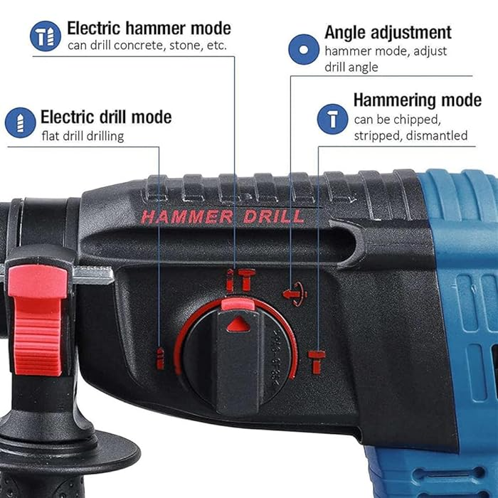 Bormasina cu Percutie Fara Fir Brushless 1850W 2 Acumulatori 18V