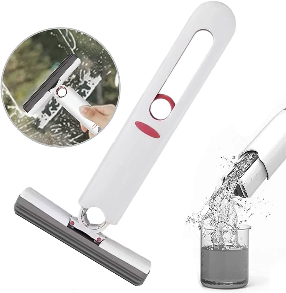 Mini mop portabil sistem anti scurgere — Confort Practic Pentru Casa Ta