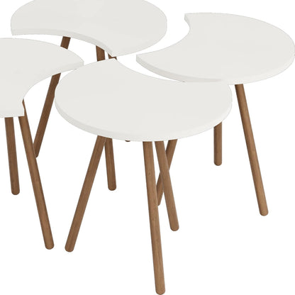 Set 4 Masute multifunctionale 48 x 77 x 77 cm — Confort Practic Pentru Casa Ta