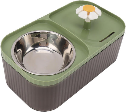 Dispenser automat de apa cu bol pentru mancare — Îngrijire Mai Ușoară
