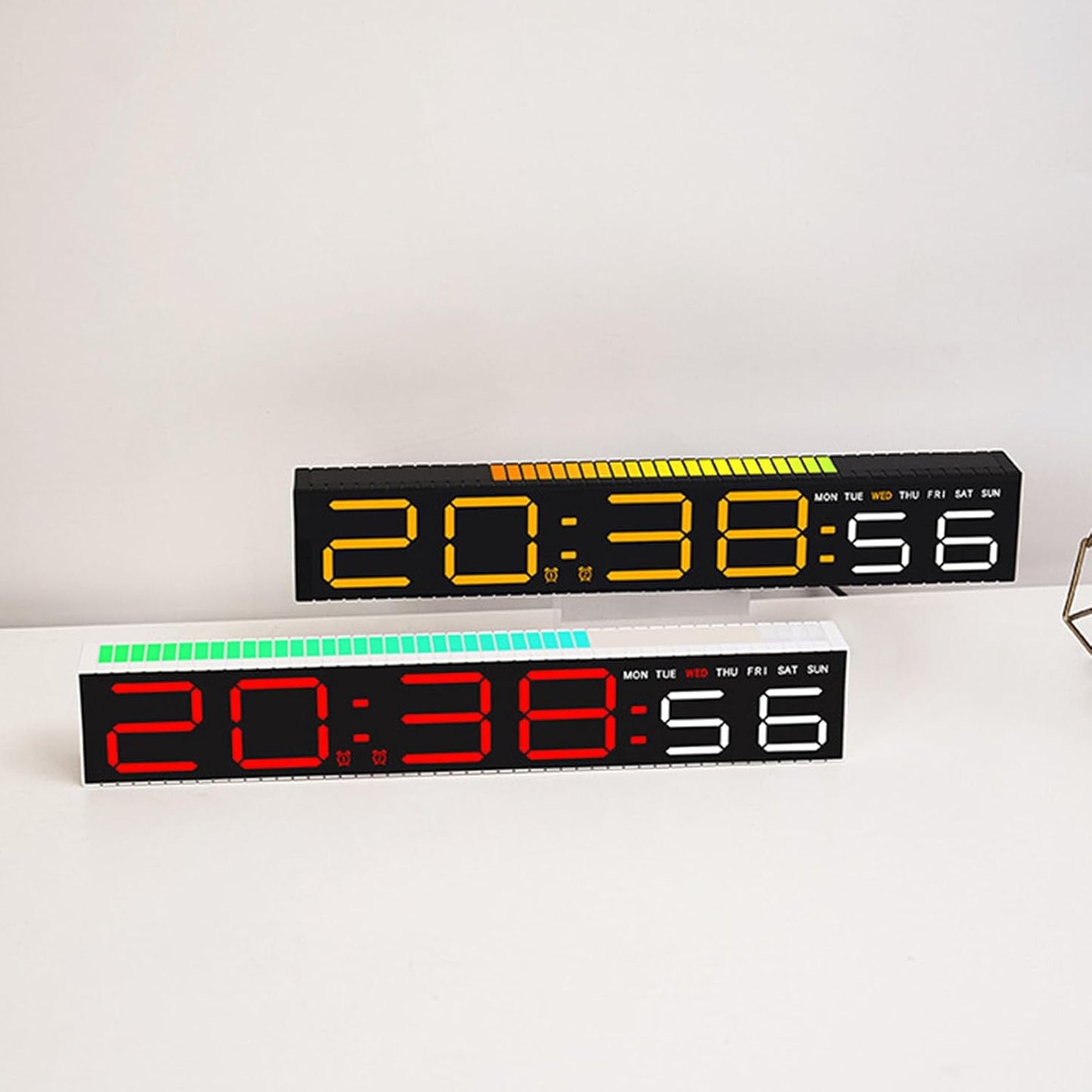 Ceas Electronic LED cu 2 Moduri de Afișare 9 Culori — Utilitate Smart Zi de Zi