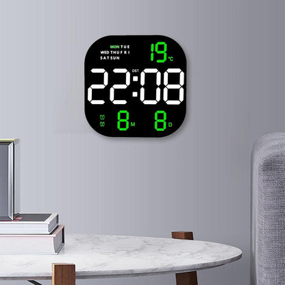 Ceas digital de birou sau perete cu telecomanda cu afisaj — Utilitate Smart Zi de Zi