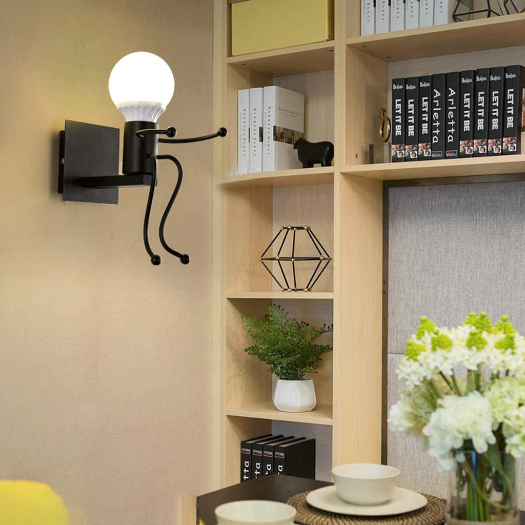 Lampa metalica retro industriala tip humanoid — Ambient Modern Pentru Acasă