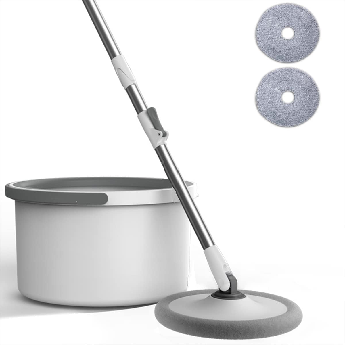 Set mop rotativ cu doua rezerve si auto spalare — Confort Practic Pentru Casa Ta