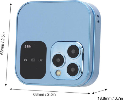 Telefon Mini Pliabil Flip Phone i16 Pro Dual SIM cu Bluetooth și Cameră, A-147-5
