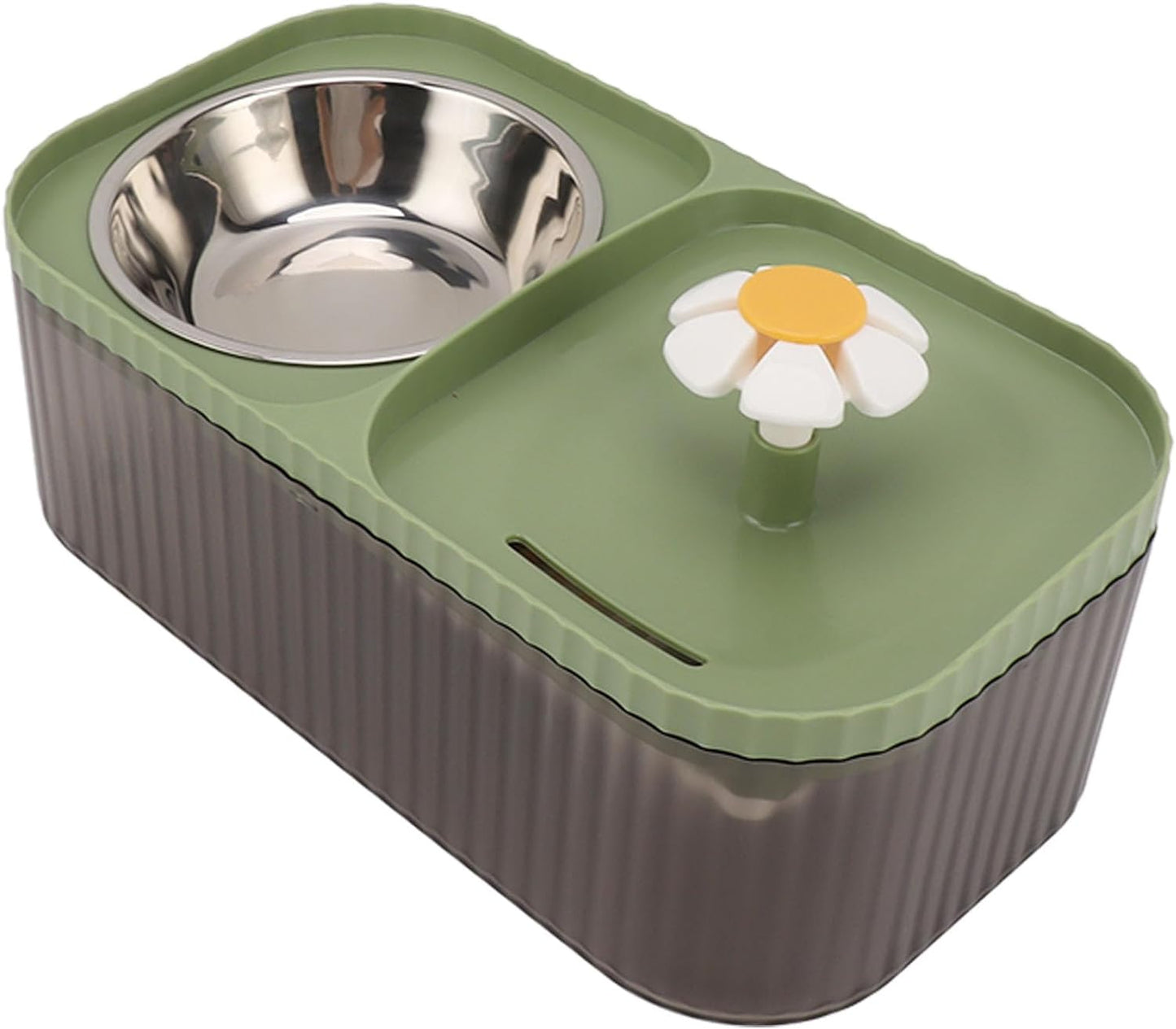 Dispenser automat de apa cu bol pentru mancare — Îngrijire Mai Ușoară