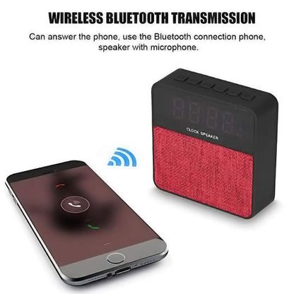 Radio portabil cu Ceas Alarma si Bluetooth — Utilitate Smart Zi de Zi