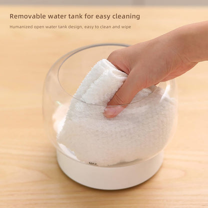 Umidificator pentru camera in forma de trandafir 400ml lumina de — Confort Practic Pentru Casa Ta
