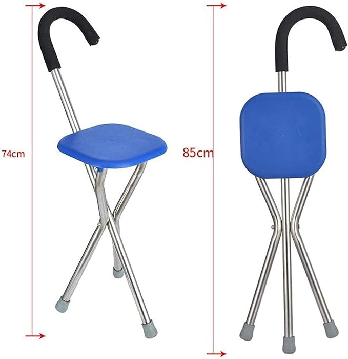 Scaun pliabil cu baston inaltime 82 cm — Confort Personal Zi de Zi
