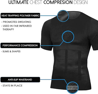 Tricou de slabit pentru barbati Slim'n Lift — Confort Personal Zi de Zi