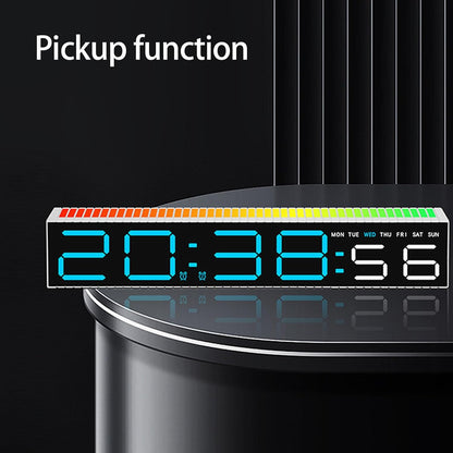 Ceas Electronic LED cu 2 Moduri de Afișare 9 Culori — Utilitate Smart Zi de Zi